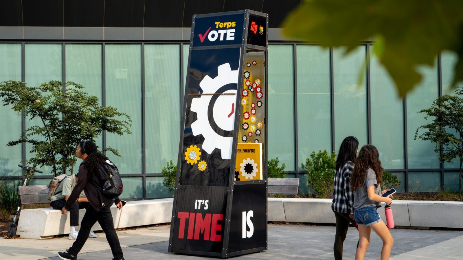 UMD Pop-Up Display Spreads Awareness About Voting, 2024 Election image