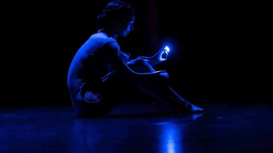 Image of dancer with robot