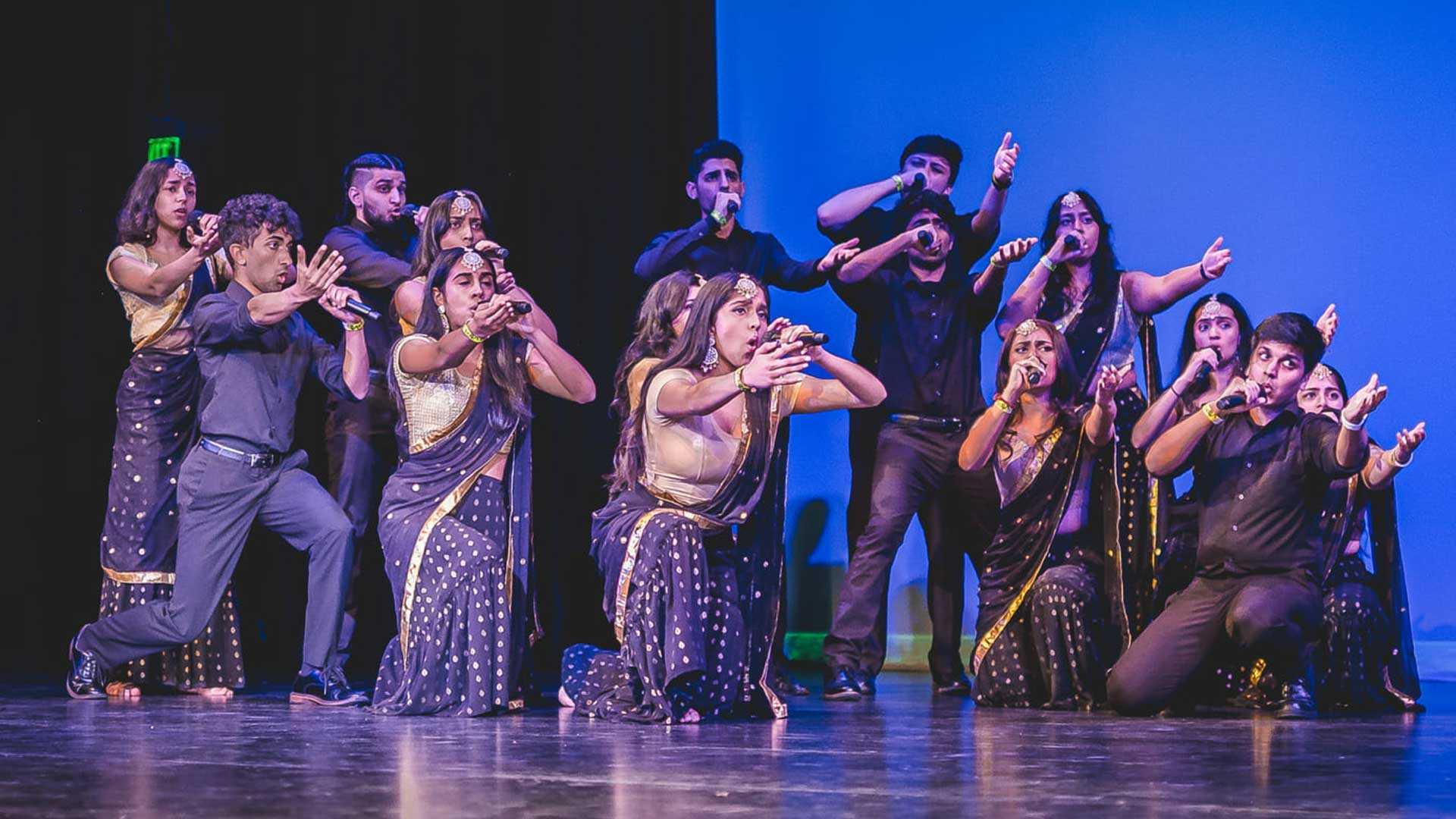 Anokha, founded in 2001, belts out its South Asian fusion music sans instrumental backing.