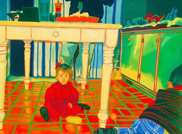 Sydney Grant, The Kitchen, oil on canvas.