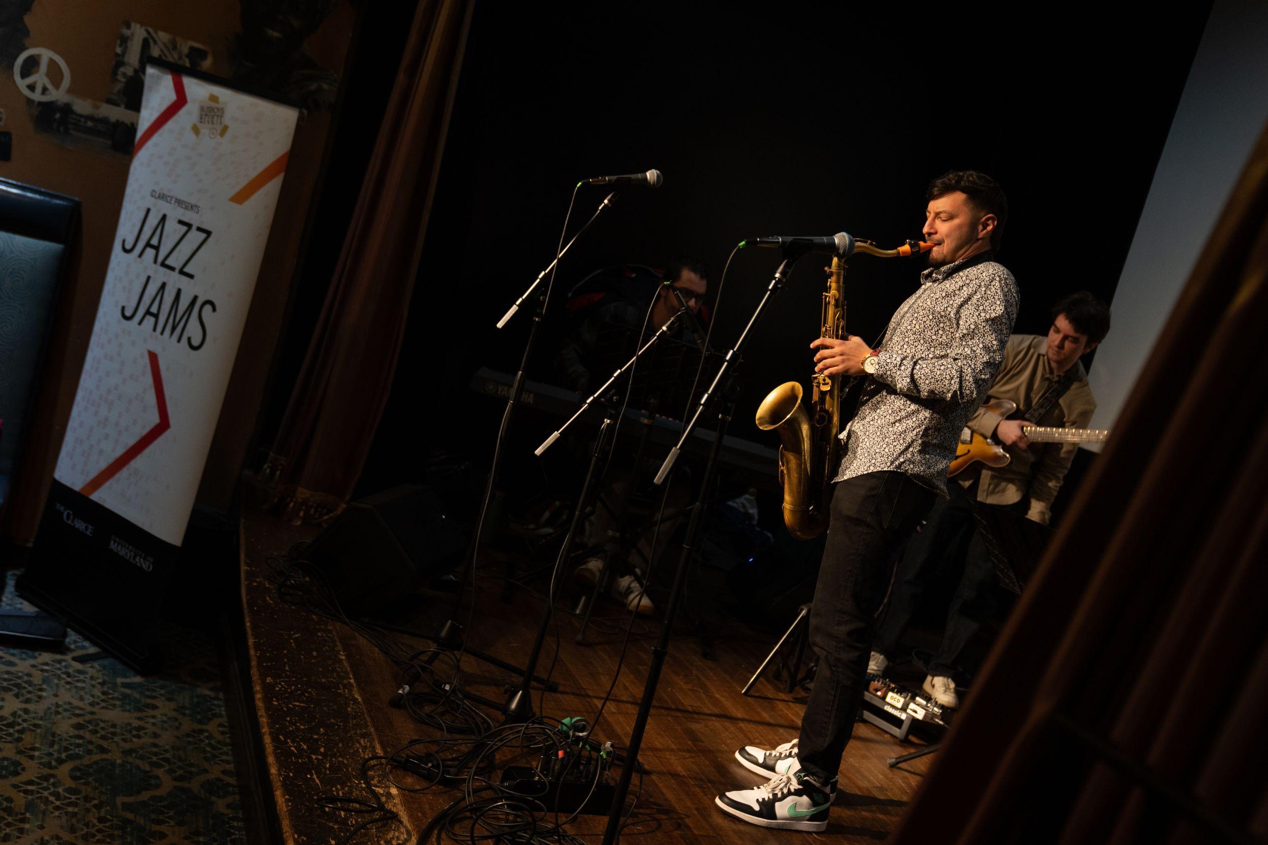 Jazz Jam at Busboys and Poets.