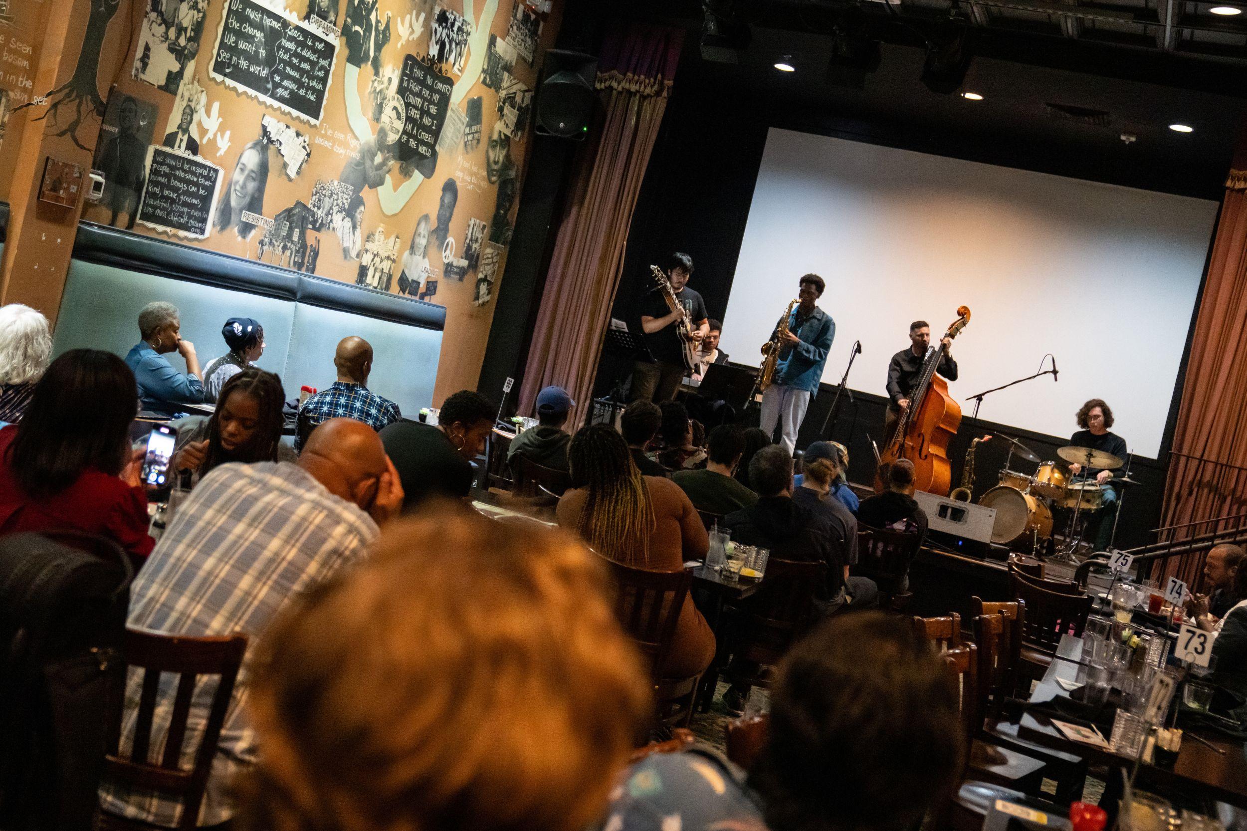 Jazz Jam at Busboys and Poets.