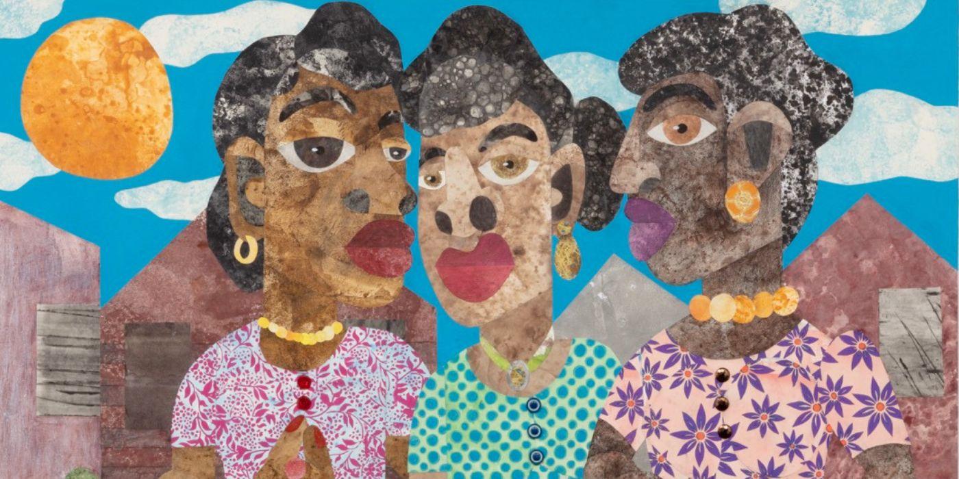 Featured artwork in The Driskell Center's Solace & Sisterhood exhibition.,